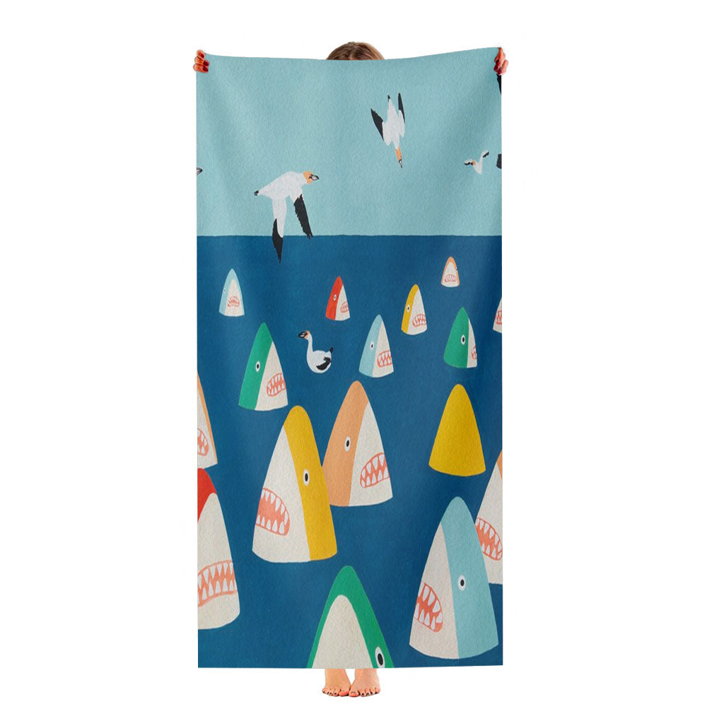 Shark Park Ultra-Soft Luxury Bathroom Towels
