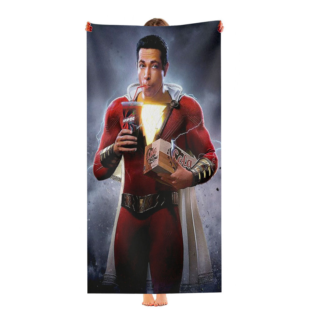 Shazam Drink Coca-Cola Ultra-Soft Luxury Bathroom Towels