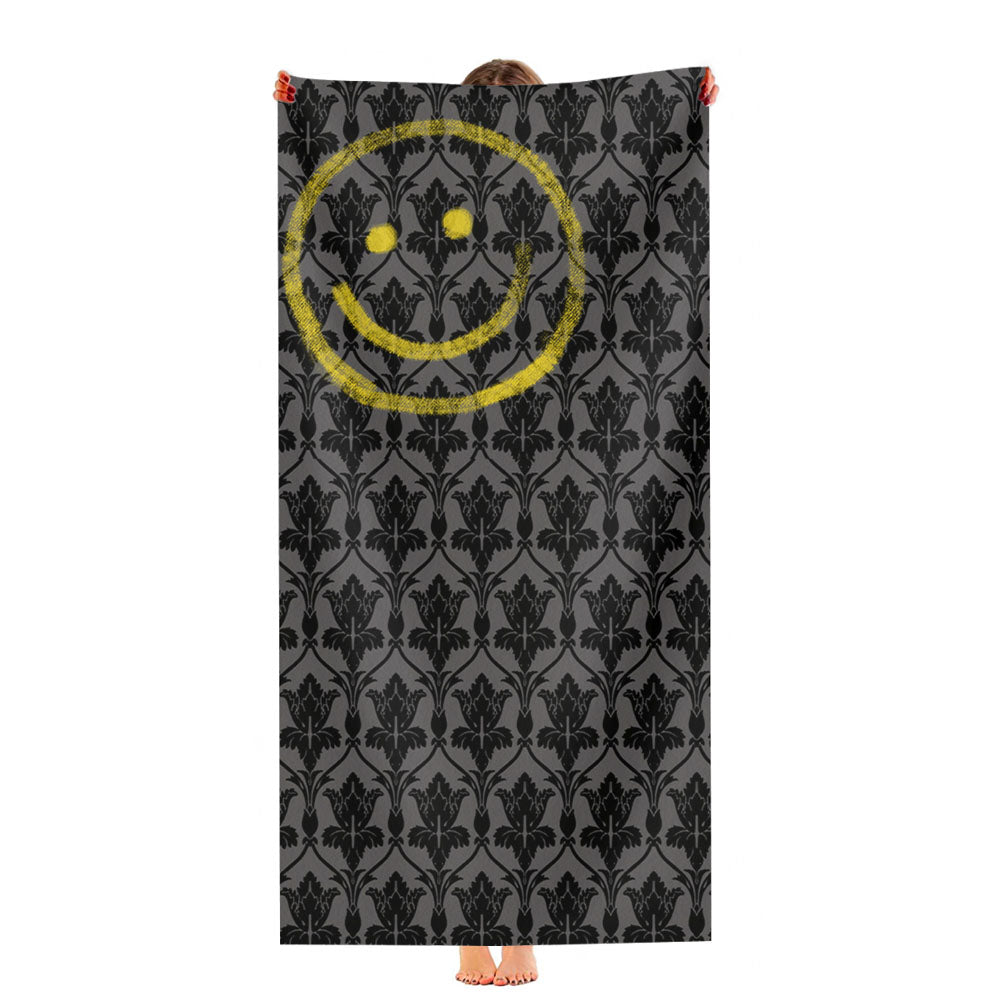 Sherlock Holmes Pattern Wallpaper Ultra-Soft Luxury Bathroom Towels