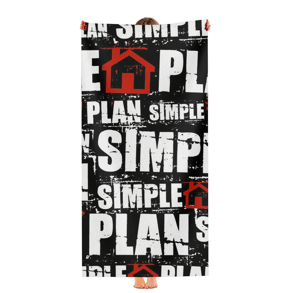 Simple Plan Many Pattern Ultra-Soft Luxury Bathroom Towels