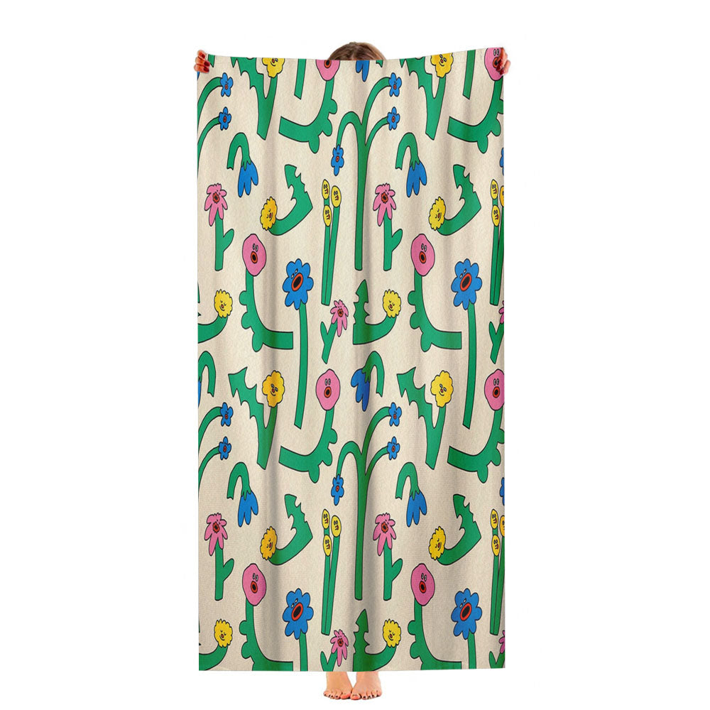 Singing Flowers Ultra-Soft Luxury Bathroom Towels
