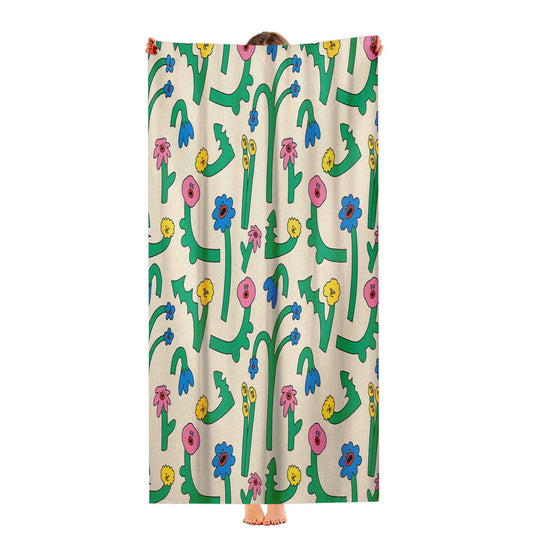Singing Flowers Ultra-Soft Luxury Bathroom Towels