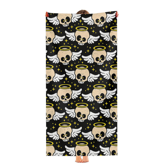 Skull Angel Cute Pattern Ultra-Soft Luxury Bathroom Towels