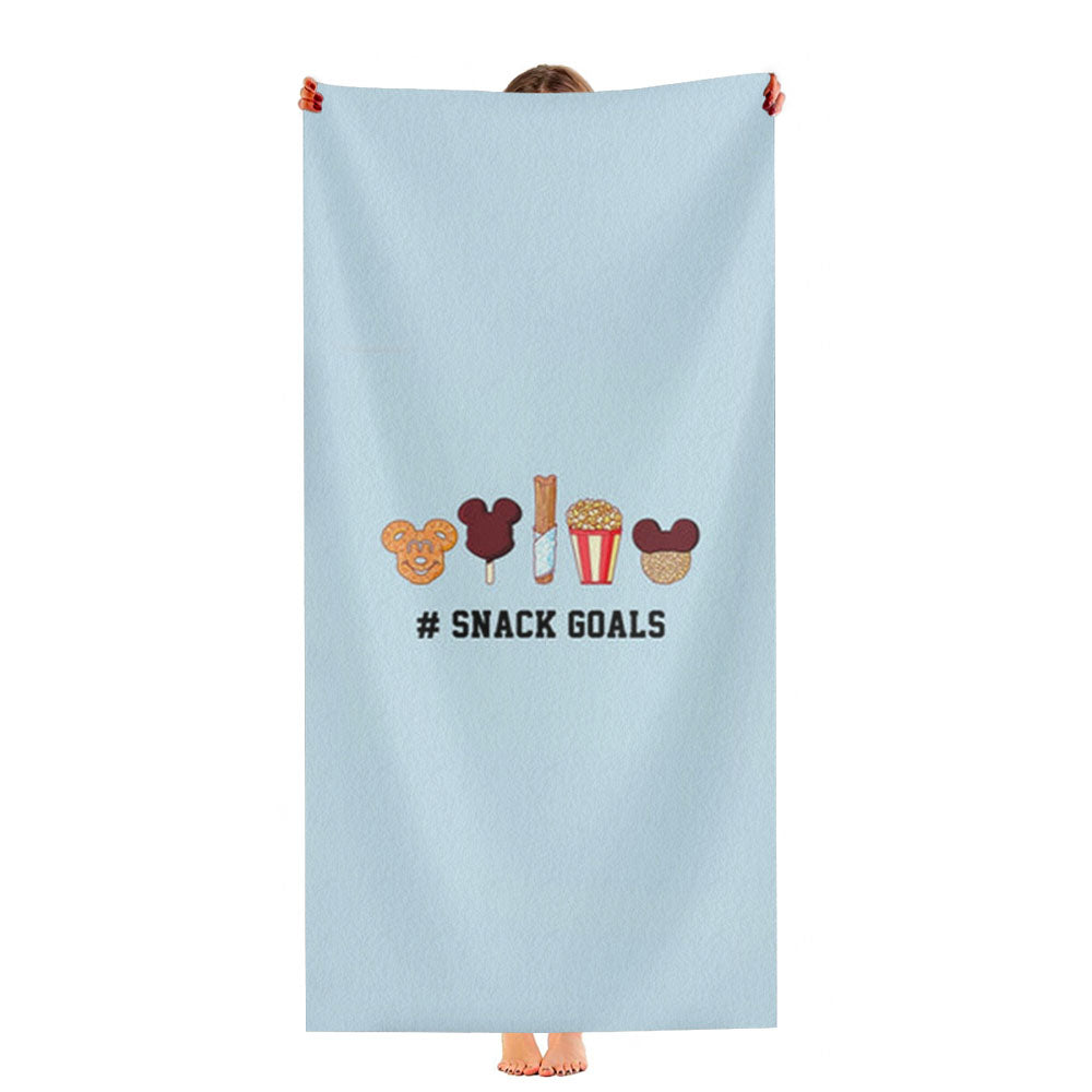 Snack Goals Ultra-Soft Luxury Bathroom Towels