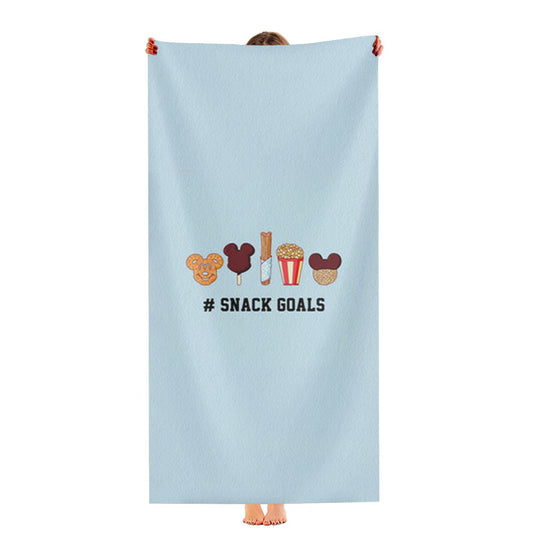 Snack Goals Ultra-Soft Luxury Bathroom Towels