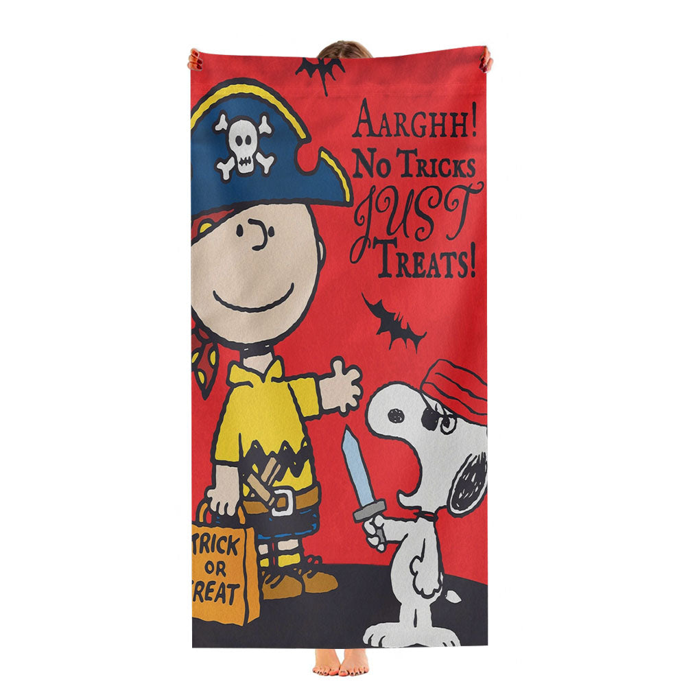 Snoopy Charlie Brown Halloween Ultra-Soft Luxury Bathroom Towels