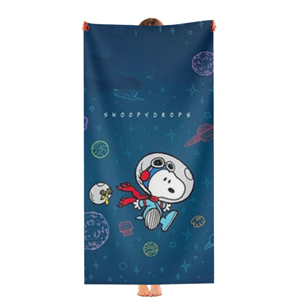Snoopy Drops Ultra-Soft Luxury Bathroom Towels