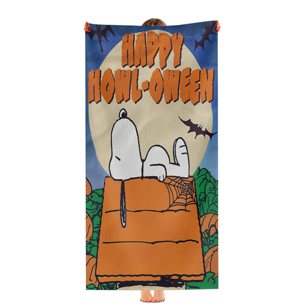 Snoopy Halloween 2 Ultra-Soft Luxury Bathroom Towels