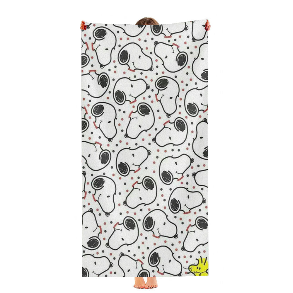 Snoopy Pattern Mobile Ultra-Soft Luxury Bathroom Towels