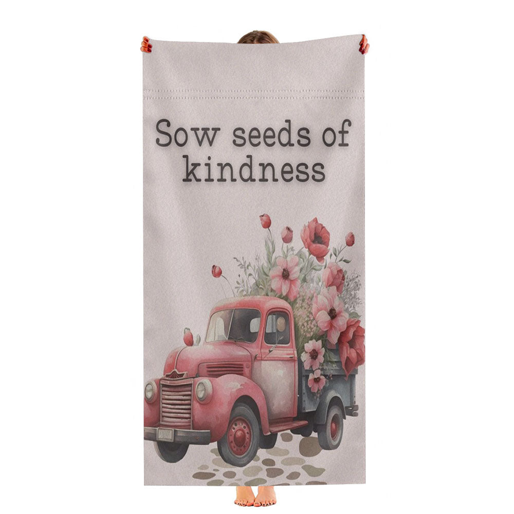 Sow Seeds Of Kindness Ultra-Soft Luxury Bathroom Towels