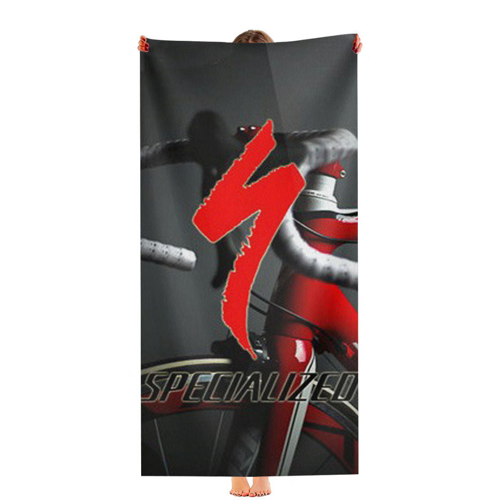 Specialized S Works Tarmac Sl3 Sport Bicycles Logo Ultra-Soft Luxury Bathroom Towels