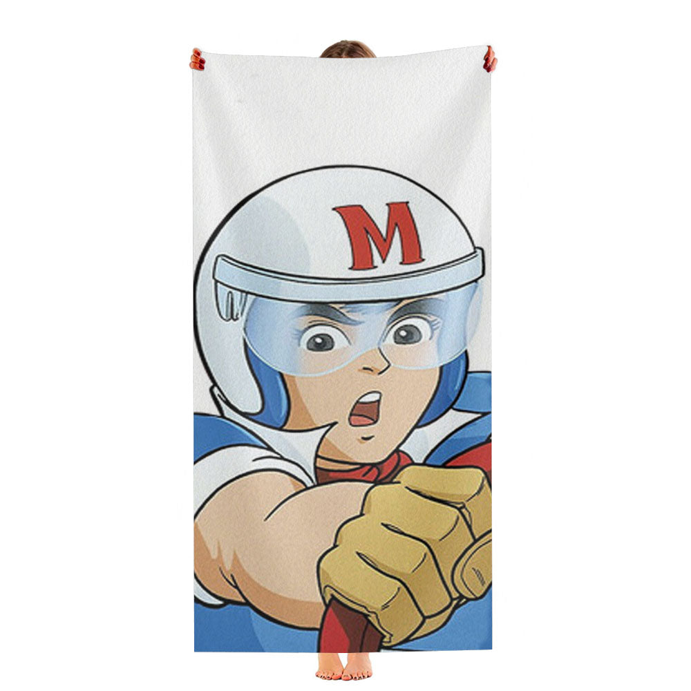 Speed Racer Driving Car Ultra-Soft Luxury Bathroom Towels