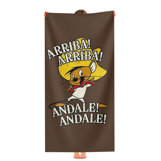 Speedy Gonzales Cartoon Ultra-Soft Luxury Bathroom Towels