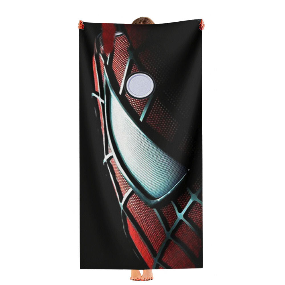 Spiderman Mask Ultra-Soft Luxury Bathroom Towels