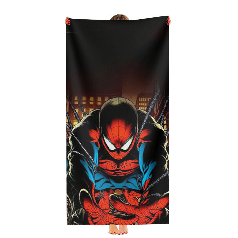 Spiderman On You Parallax Ultra-Soft Luxury Bathroom Towels