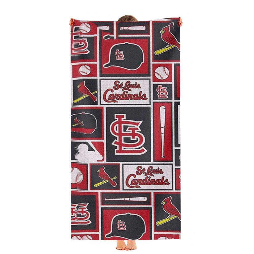 St Louis Cardinals Baseball Ultra-Soft Luxury Bathroom Towels