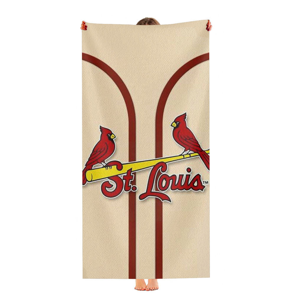 St Louis Cardinals Jersey Ultra-Soft Luxury Bathroom Towels