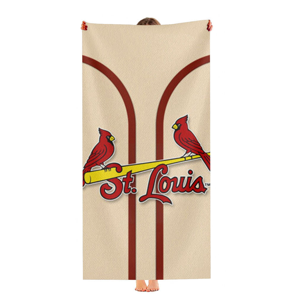 St Louis Cardinals Mlb Ultra-Soft Luxury Bathroom Towels