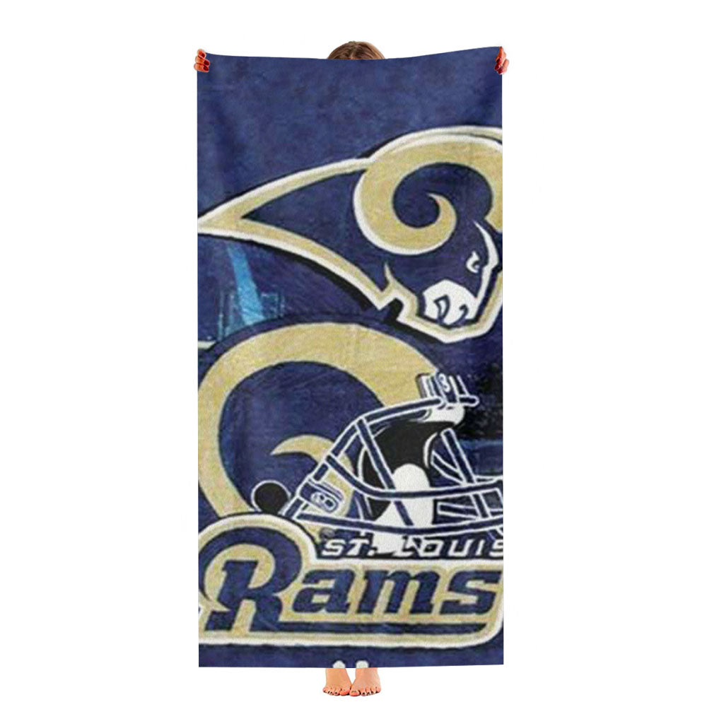 St Louis Rams Sketch Ultra-Soft Luxury Bathroom Towels