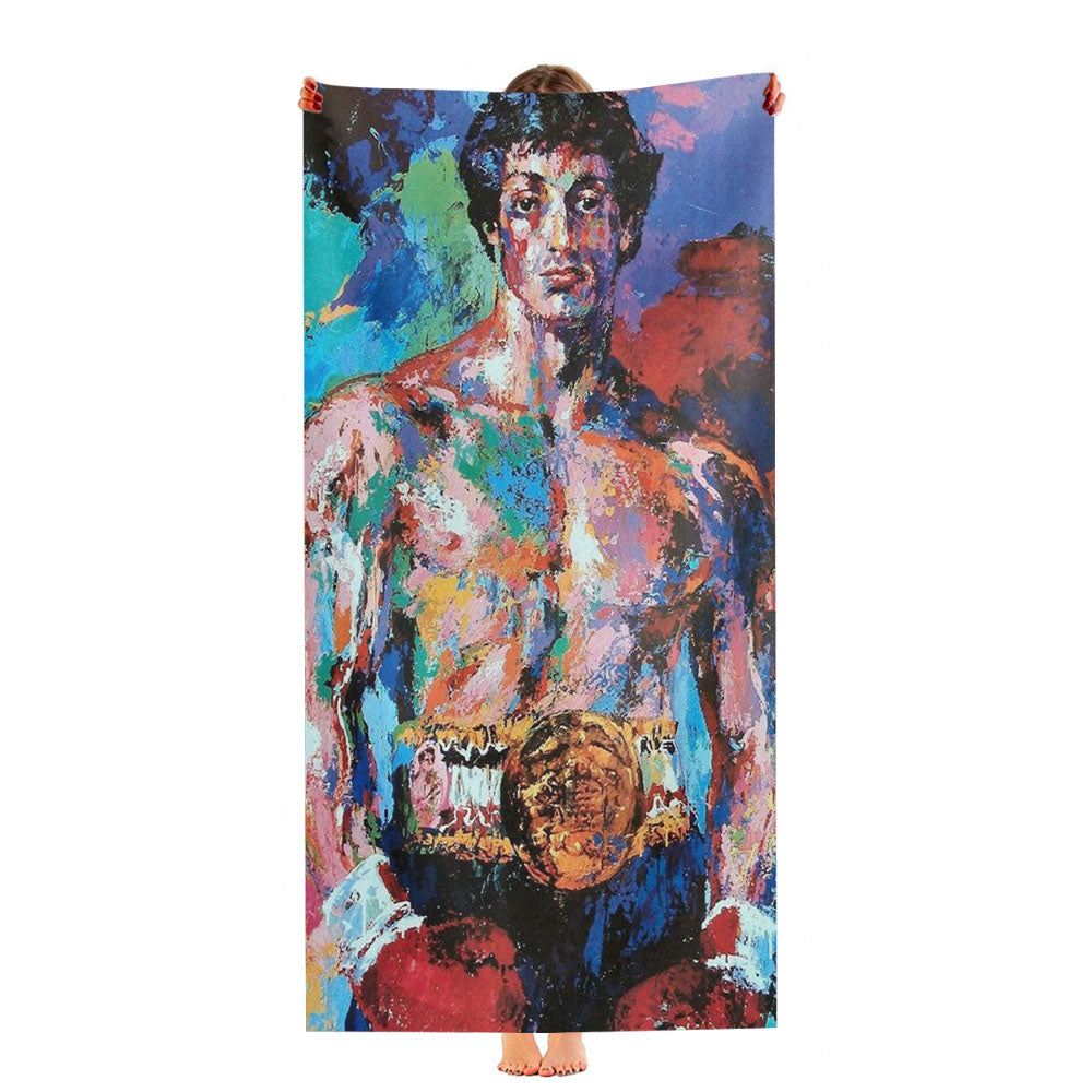 Stallone Rocky Balboa Art Ultra-Soft Luxury Bathroom Towels