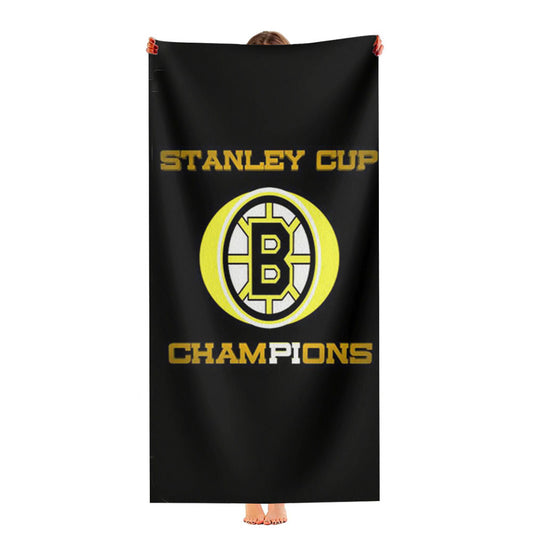 Stanley Cup Champions Boston Bruins Ultra-Soft Luxury Bathroom Towels