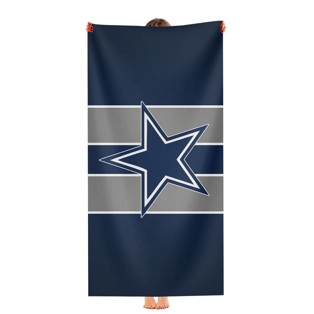 Star Cowboys Dallas Logo Ultra-Soft Luxury Bathroom Towels