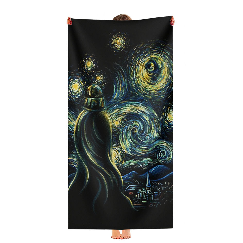 Star Wars Darth Vader Van Gogh Ultra-Soft Luxury Bathroom Towels