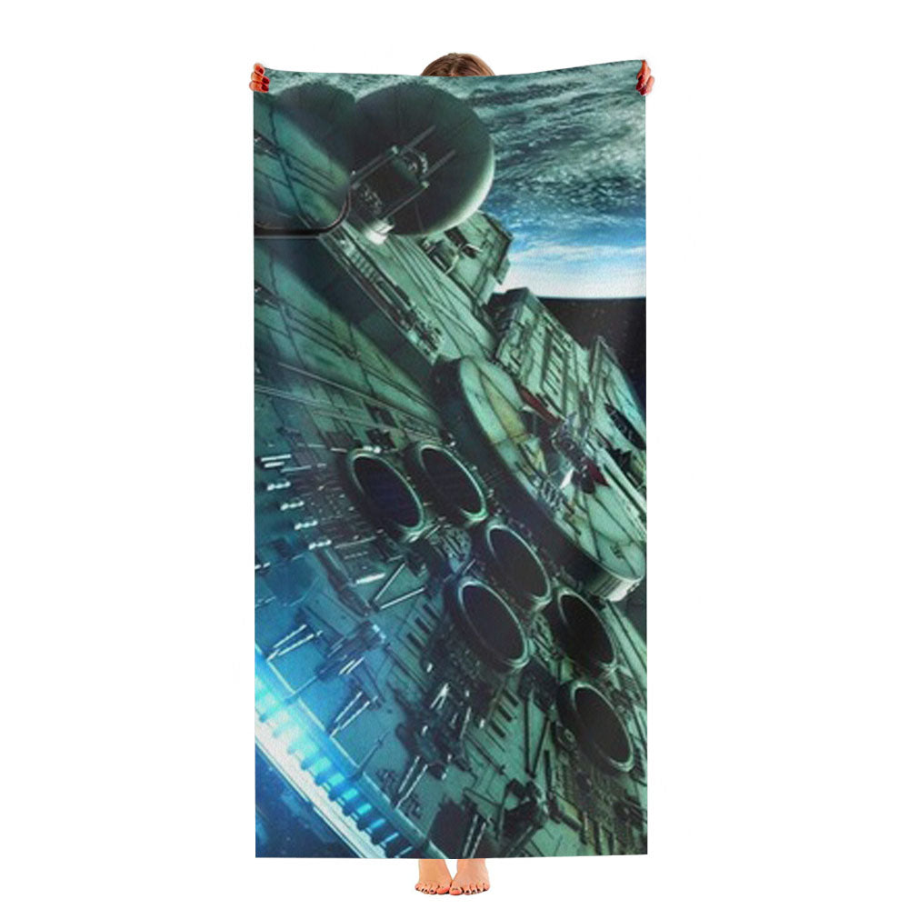 Star Wars Spaceship Planet Ultra-Soft Luxury Bathroom Towels