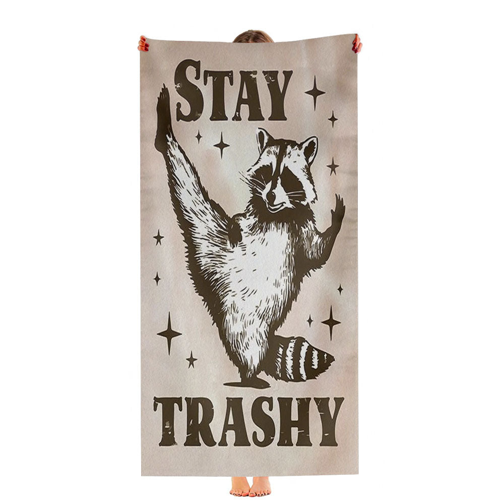 Stay Trashy Ultra-Soft Luxury Bathroom Towels