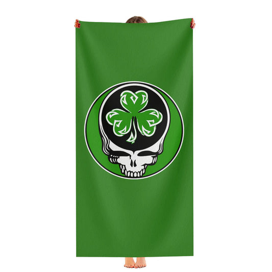 Steal Your Shamrock Celtic Knot Grateful Dead St Patrick Day Lot Party Ultra-Soft Luxury Bathroom Towels