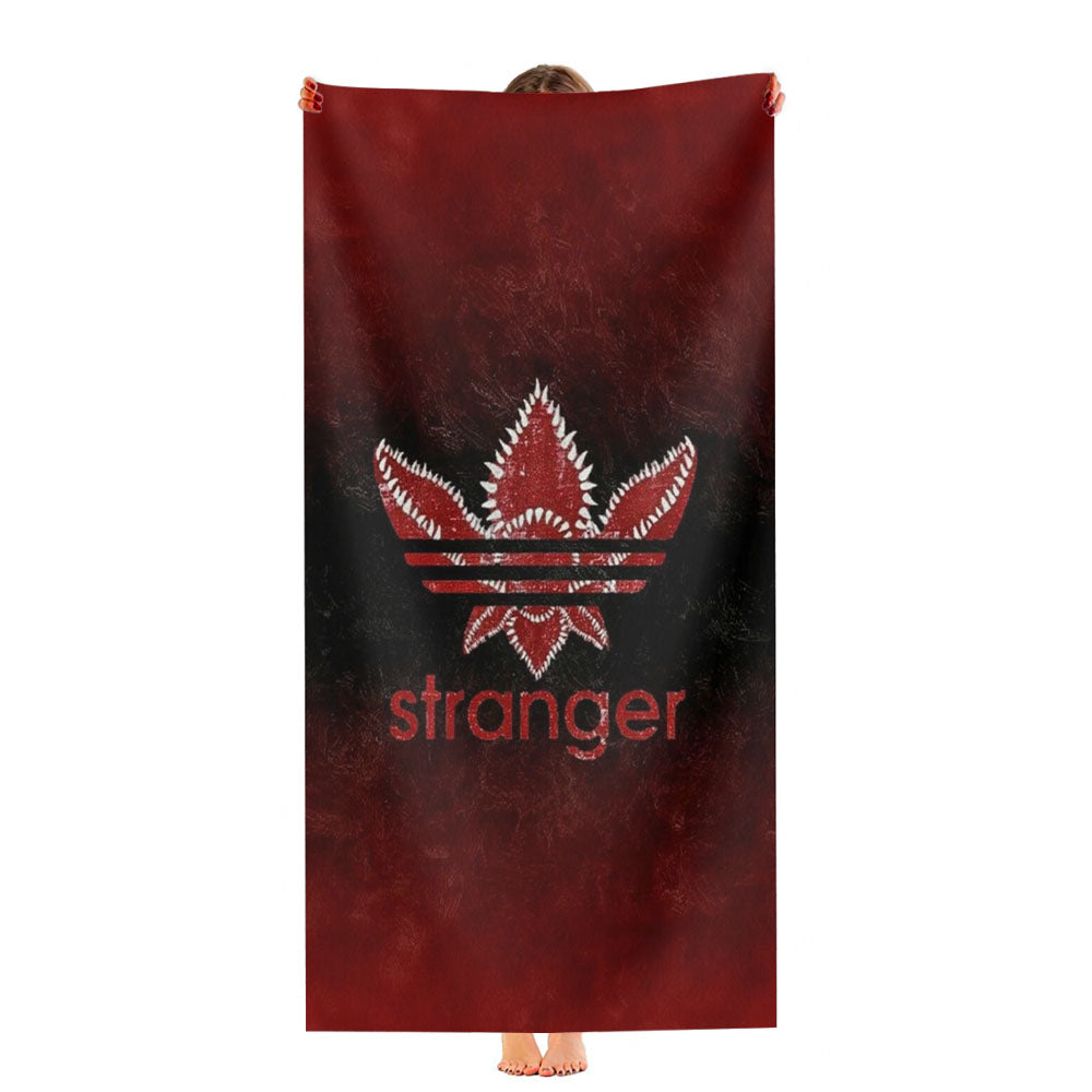 Stranger Things Red Ultra-Soft Luxury Bathroom Towels