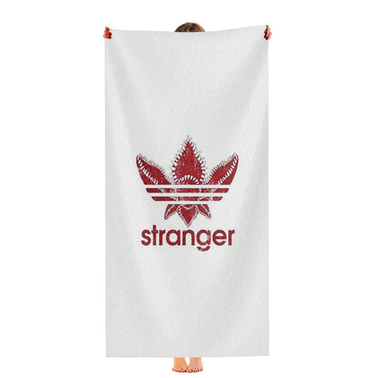 Stranger White Background Ultra-Soft Luxury Bathroom Towels