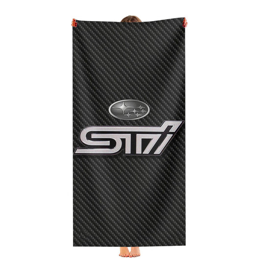 Subaru Sti Logo Ultra-Soft Luxury Bathroom Towels