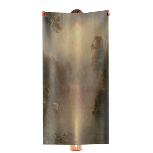 Sunny River Landscape Ultra-Soft Luxury Bathroom Towels