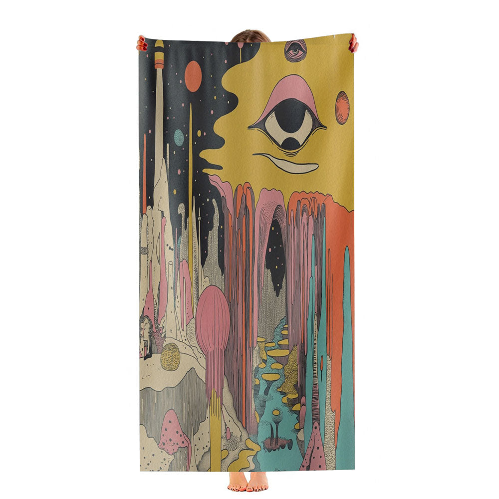 Surreal Landscape Ultra-Soft Luxury Bathroom Towels