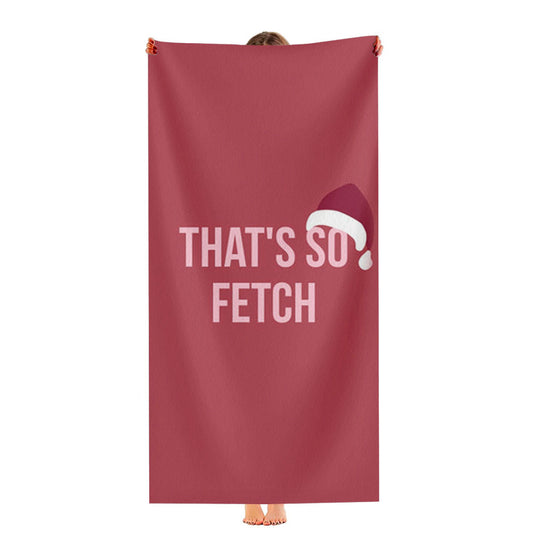 That'S So Fetch - Christmas Ultra-Soft Luxury Bathroom Towels