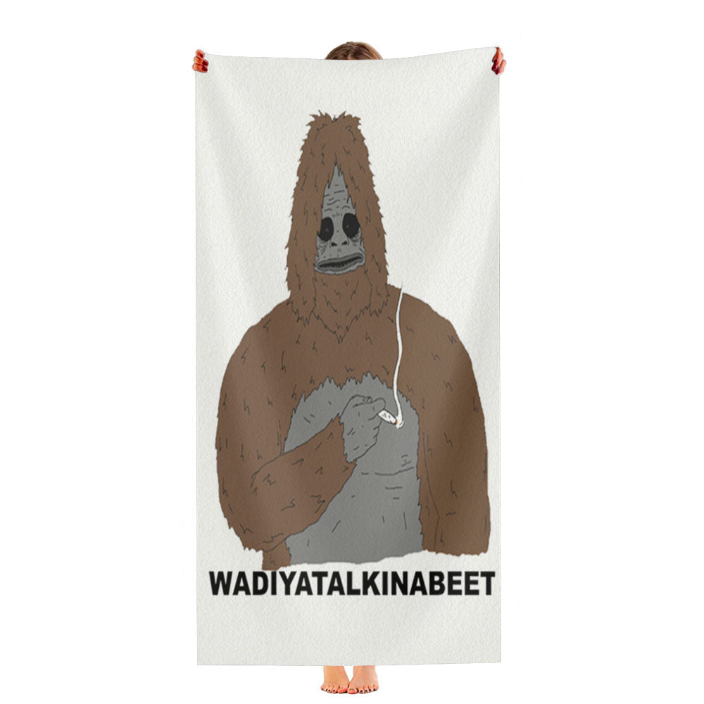 The Big Lez Show Sassy The Sasquatch Ultra-Soft Luxury Bathroom Towels