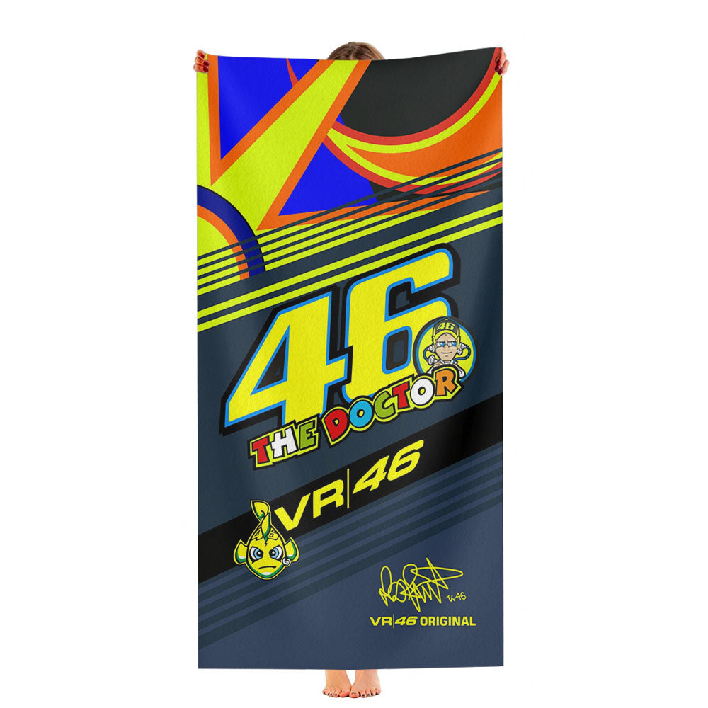 The Doctor Vr 46 Wallpaper Ultra-Soft Luxury Bathroom Towels