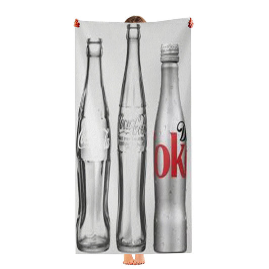 The Evolution Of Coke Coca Cola Ultra-Soft Luxury Bathroom Towels