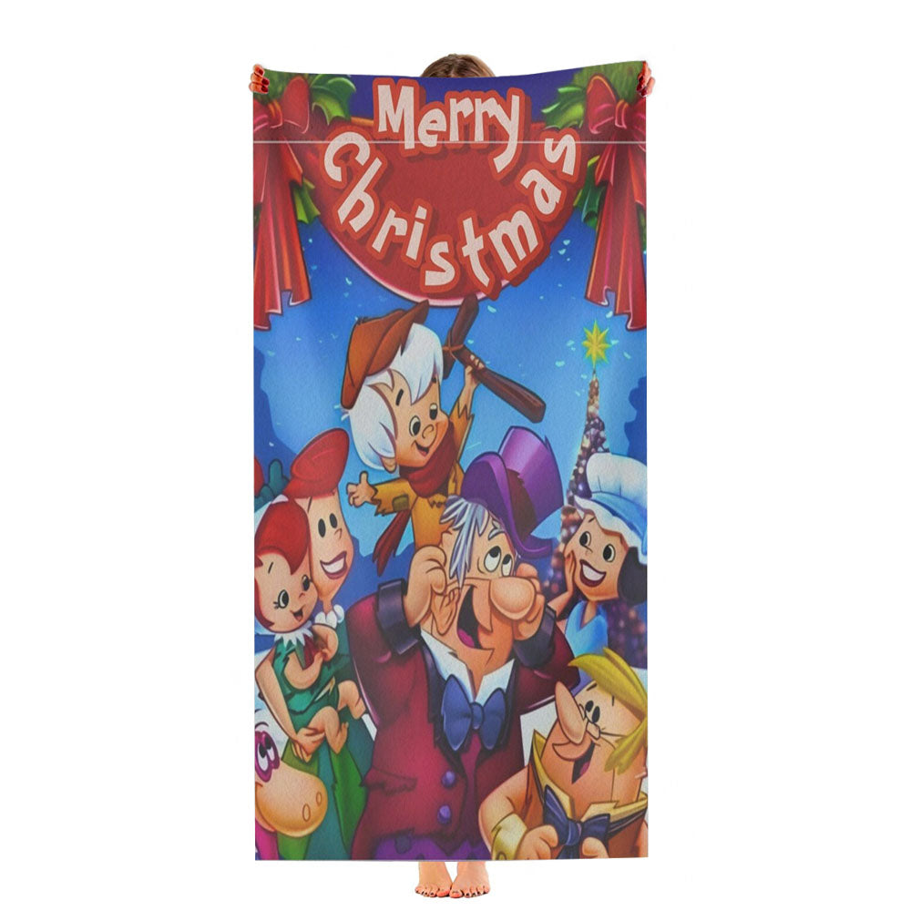 The Flintstones Christmas Carol Ultra-Soft Luxury Bathroom Towels