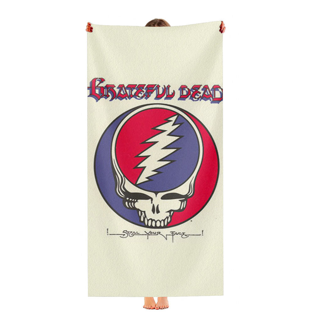 The Grateful Dead Logo Ultra-Soft Luxury Bathroom Towels