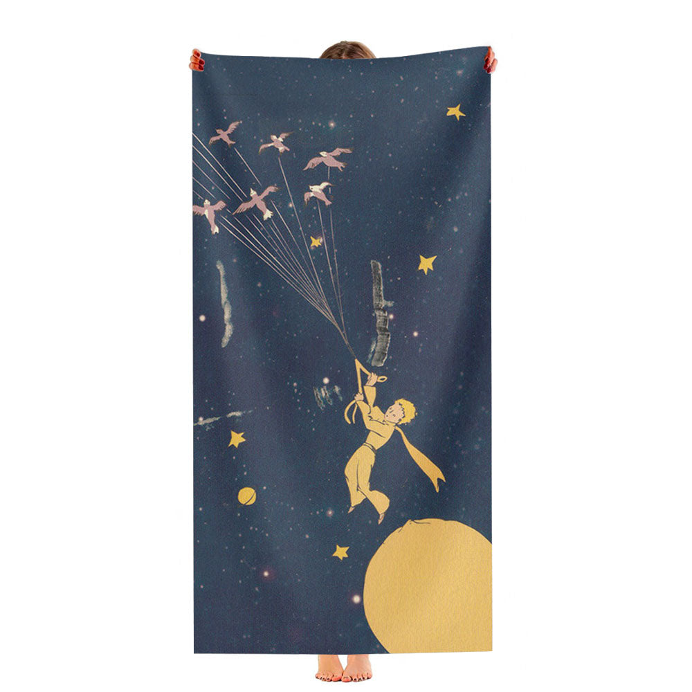 The Little Prince Le Petit Novella Antoine De Saint Ultra-Soft Luxury Bathroom Towels