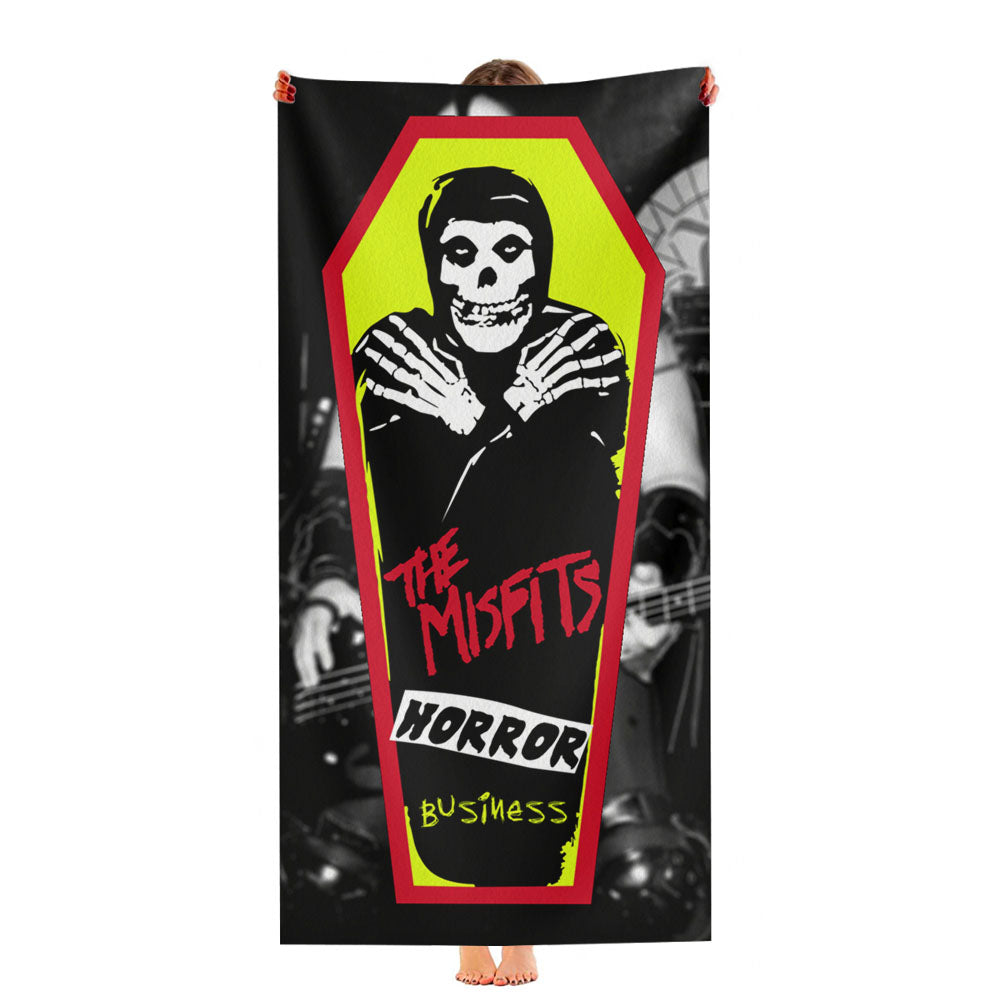 The Misfits Horror Business Ultra-Soft Luxury Bathroom Towels