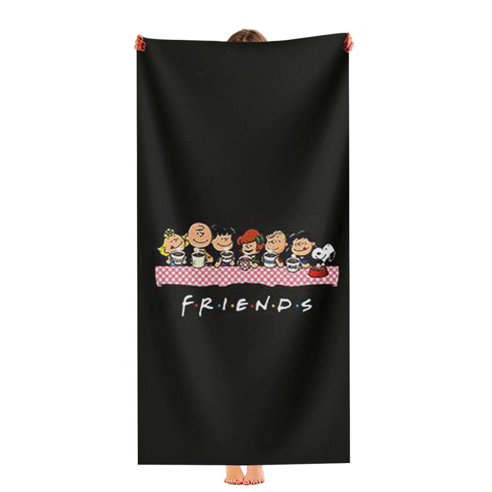 The Peanuts Snoopy Friend Ultra-Soft Luxury Bathroom Towels