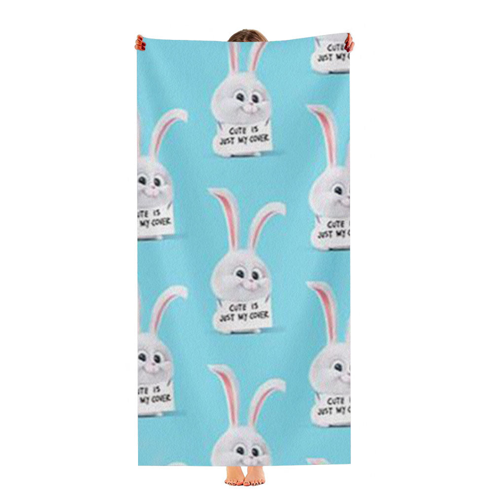 The Secret Life Of Pets Rabbit Pattern Ultra-Soft Luxury Bathroom Towels