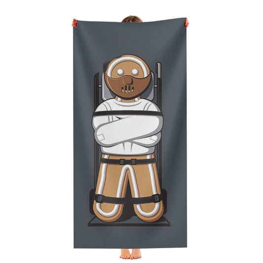 The Silence Of The Lambs Icon Art Ultra-Soft Luxury Bathroom Towels