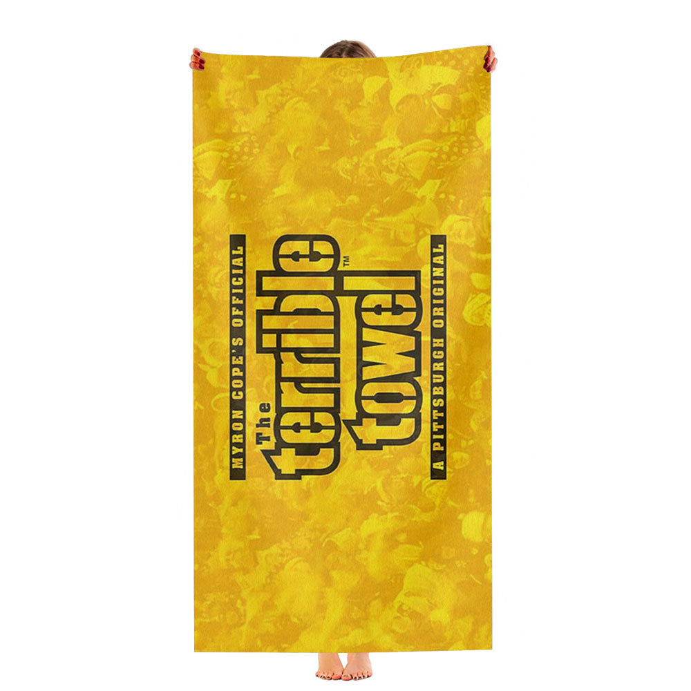 The Terrible Towel Pittsburgh Steelers Ultra-Soft Luxury Bathroom Towels