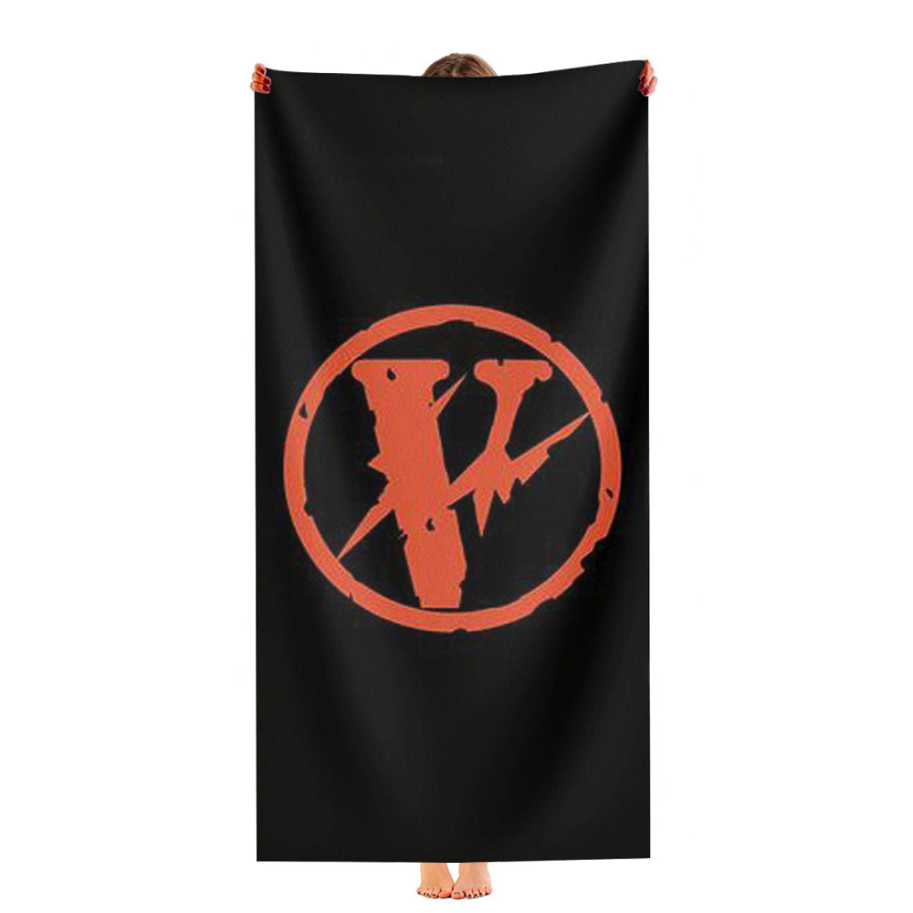 The Vlone X Fragment Design Logo Ultra-Soft Luxury Bathroom Towels