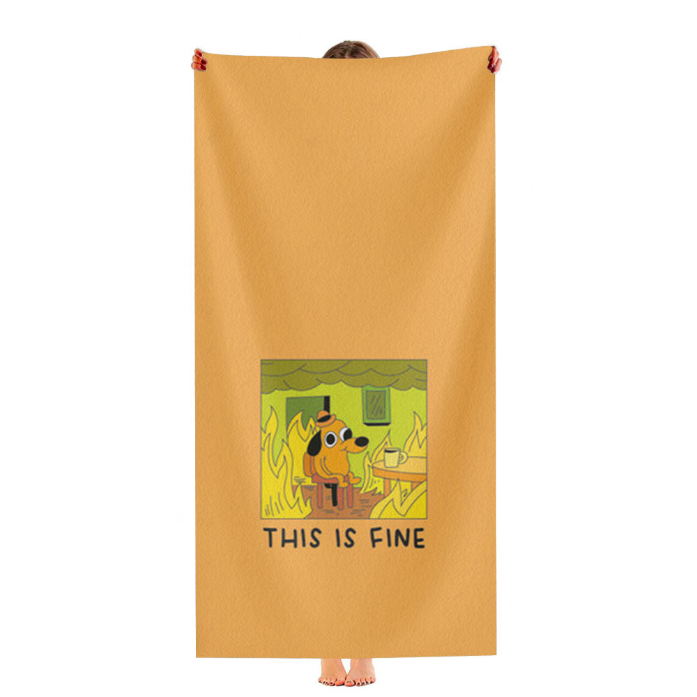 This Is Fine Ultra-Soft Luxury Bathroom Towels