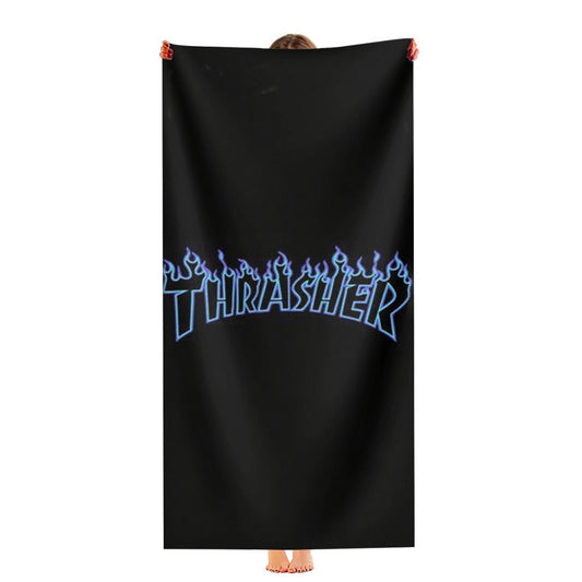 Thrasher Blue Flame Ultra-Soft Luxury Bathroom Towels